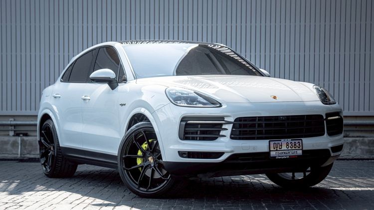 Porsche Cayenne 2021 3.0 E-Hybrid Coupé 4WD Utility-car ปลั๊กอินไฮบริด (PHEV) ไม่ติดแก๊ส เกียร์อัตโนมัติ ขาว รูปที่ 3