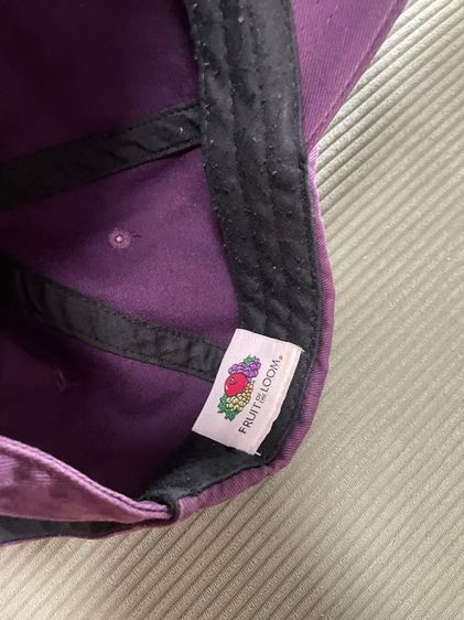 หมวกแก๊ป Fruit of the Loom แท้ สีม่วงฟอก (Washed Purple) สไตล์วินเทจ สภาพดีมาก รูปที่ 3