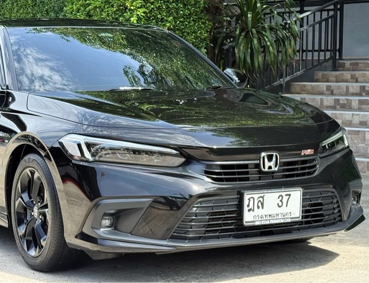 Honda Civic 2022 1.5 Turbo RS Sedan เบนซิน ไม่ติดแก๊ส เกียร์อัตโนมัติ ดำ รูปที่ 4