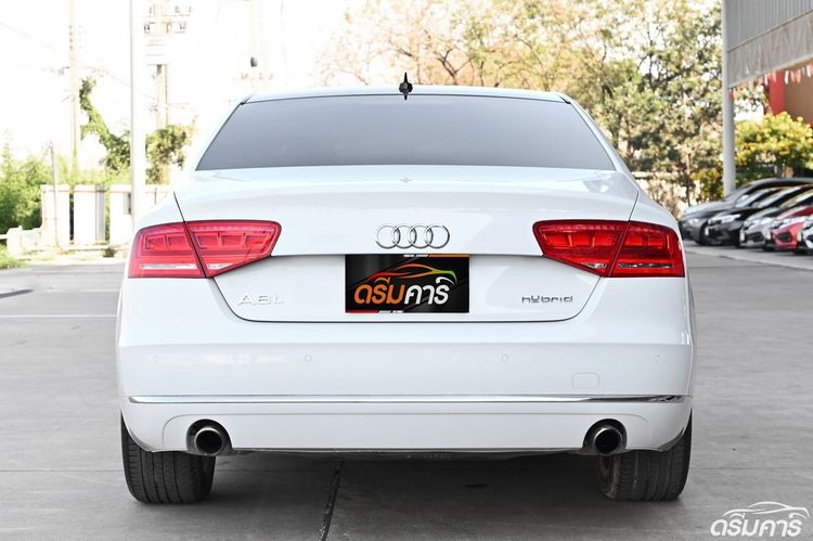 Audi Audi A8  2014 2.0 L Hybrid Sedan ไฮบริด ไม่ติดแก๊ส เกียร์อัตโนมัติ ขาว รูปที่ 4