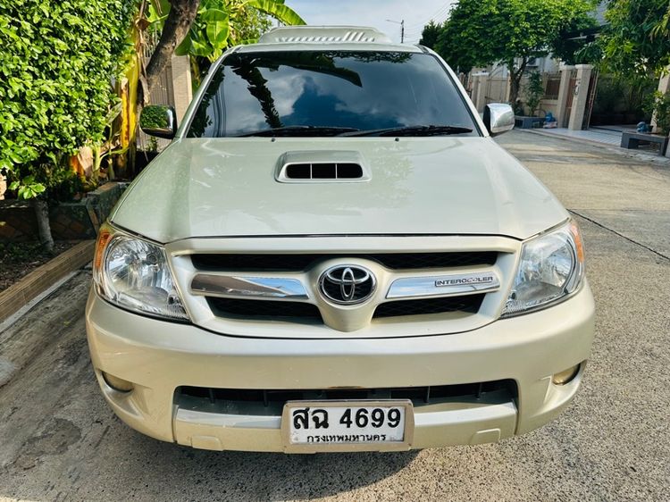 Toyota Hilux Vigo 2005 3.0 G Pickup ดีเซล ไม่ติดแก๊ส เกียร์อัตโนมัติ บรอนซ์เงิน รูปที่ 2