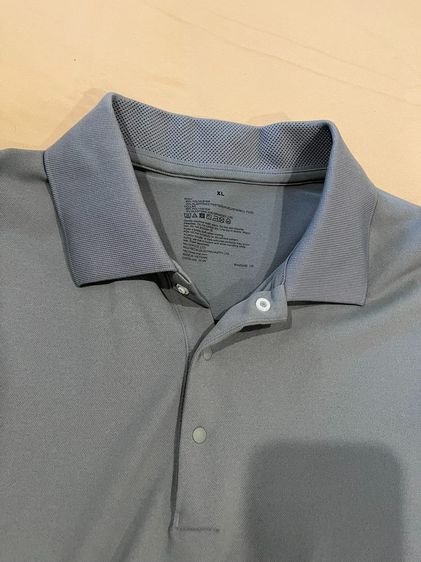 MUJI Dry Polo Shirt สี Sage Grey ✨ รูปที่ 3