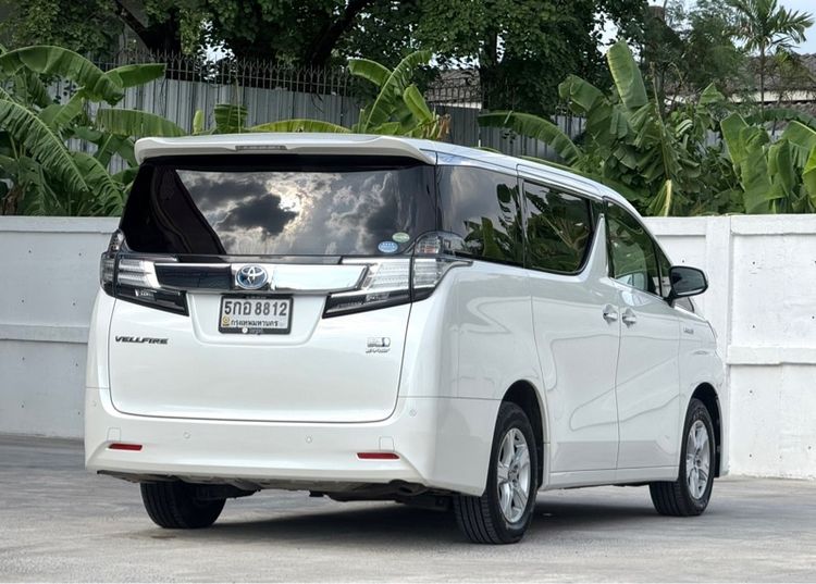 Toyota Vellfire 2016 2.5 Hybrid E-Four 4WD Van ไฮบริด ไม่ติดแก๊ส เกียร์อัตโนมัติ ขาว รูปที่ 4