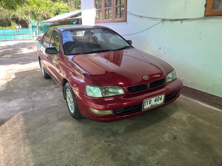Toyota Corona 1999 1.6 Exsior GXi Sedan เบนซิน ไม่ติดแก๊ส เกียร์ธรรมดา แดง รูปที่ 2