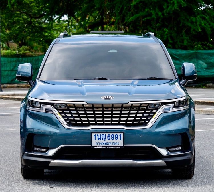 Kia Carnival 2021 2.2 SXL Van ดีเซล ไม่ติดแก๊ส เกียร์อัตโนมัติ ฟ้า รูปที่ 2