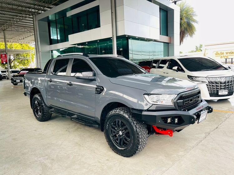 Ford Ranger 2021 2.0 Hi-Rider Wildtrak Pickup ดีเซล ไม่ติดแก๊ส เกียร์อัตโนมัติ เทา รูปที่ 2