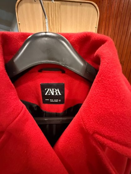 เสื้อ coat สีแดง Zara รูปที่ 5