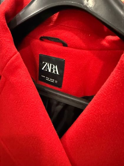เสื้อ coat สีแดง Zara รูปที่ 2