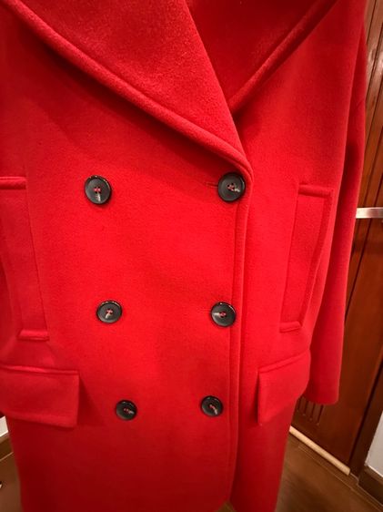 เสื้อ coat สีแดง Zara รูปที่ 6