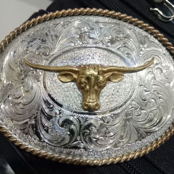 หัวเข็มขัดสไตล์คาวบอย Longhorn รูปที่ 5