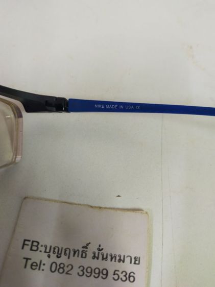 แว่นตา Nike 7071AF 57 14 135 Made in usa สภาพดี  เลนส์ มีค่าสายตา ใส่เบาสบาย เอาไปตัดใส่เลนส์ใหม่ได้เลยครับ รูปที่ 7