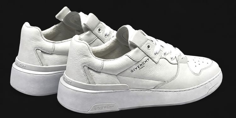 GIVENCHY G4 Logo-print Leather Low -Top Sneakers รูปที่ 4