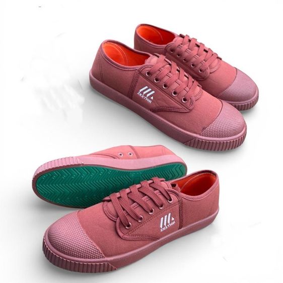 น้ำตาล UK 6 | EU 39 1/3 | US 6.5 รองเท้าผ้าใบนักเรียน size39