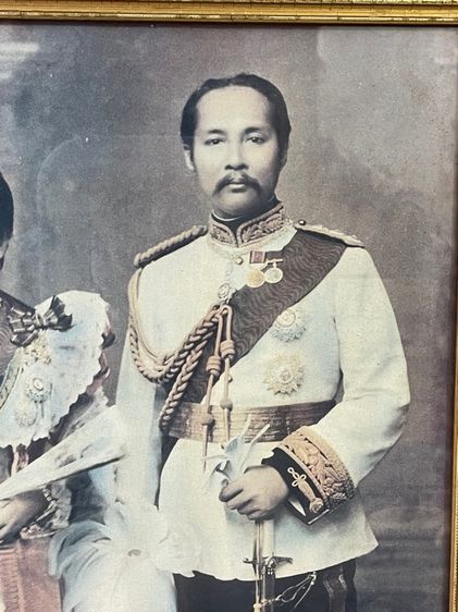 ภาพ เสด็จพ่อร.5 พร้อมกรอบเก่าสะสม รูปที่ 8