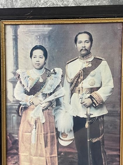 ภาพ เสด็จพ่อร.5 พร้อมกรอบเก่าสะสม รูปที่ 7