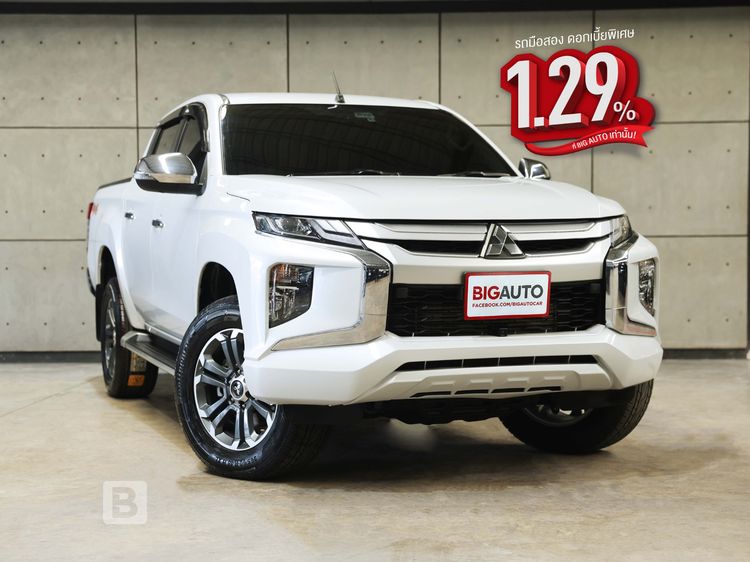 รถ Mitsubishi Triton 2.4 GT Premium 4WD สี ขาว