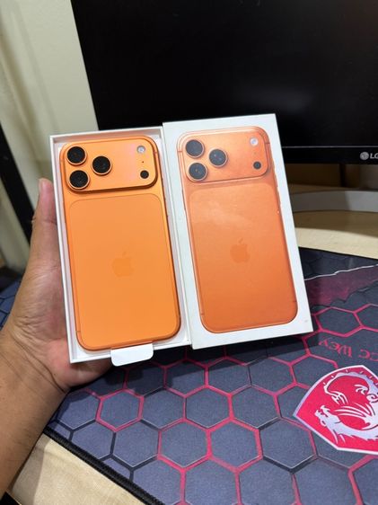 iPhone 17 Pro Max 256GB Cosmic Orange สภาพหล่อๆ ใช้งานปกติ รับเทรินทุกรุ่นสอบถามได้คัฟ