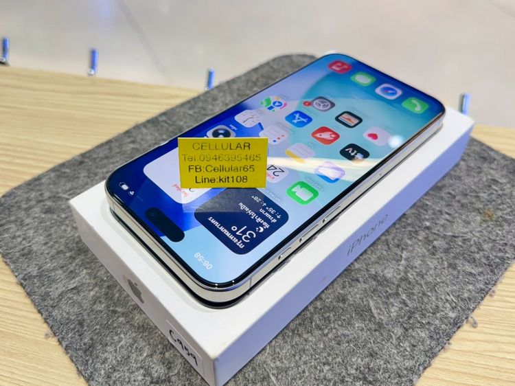 (ติดจอง)iPhone 16 Pro Max 256GB Batt100 ประกันศูนย์ไทย2เดือนกว่า ครบกล่อง รูปที่ 6