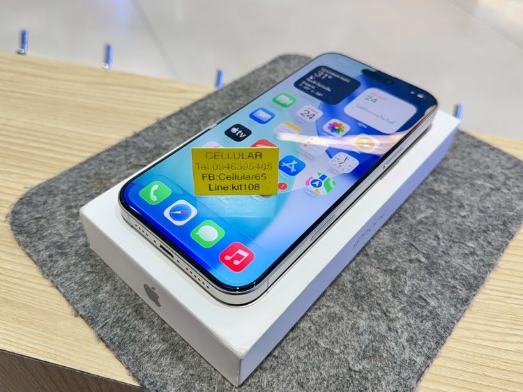 (ติดจอง)iPhone 16 Pro Max 256GB Batt100 ประกันศูนย์ไทย2เดือนกว่า ครบกล่อง รูปที่ 4