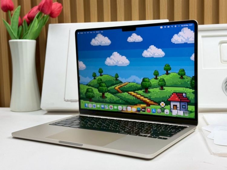MacBook Air 13.6-inch M2 2022 Ram16GB SSD256GB Starlight  รูปที่ 2