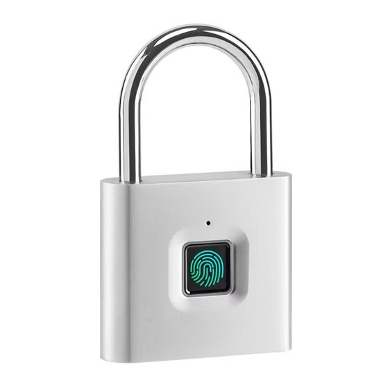 แม่กุญแจ สแกนลายนิ้วมือ Fingerprint Lock กุญแจลายนิ้วมือ Smart lock กุญแจล็อคกระเป๋า รูปที่ 2