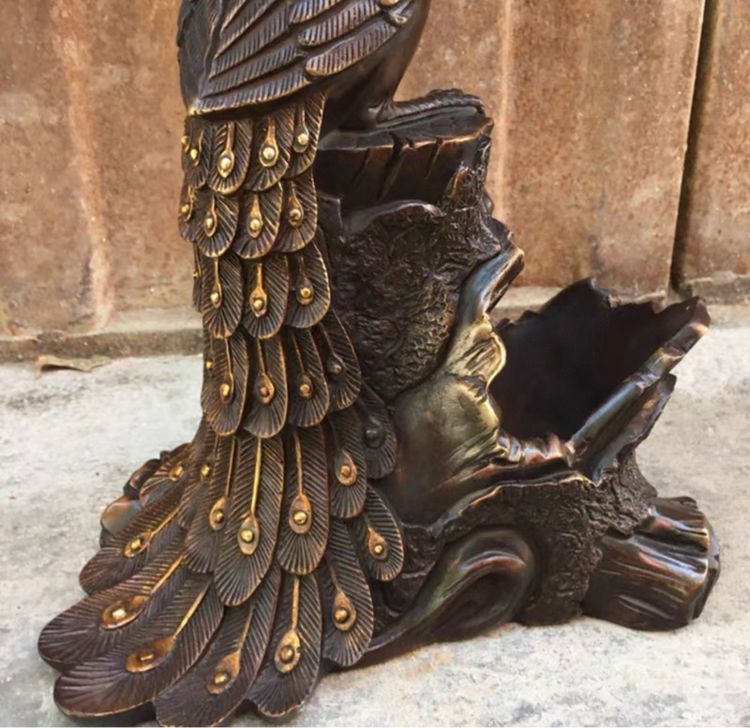✨วางขวดไวน์รูปนกยูง (Peacock Wine Bottle Holder)  รูปที่ 2