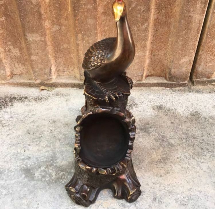 ✨วางขวดไวน์รูปนกยูง (Peacock Wine Bottle Holder)  รูปที่ 4