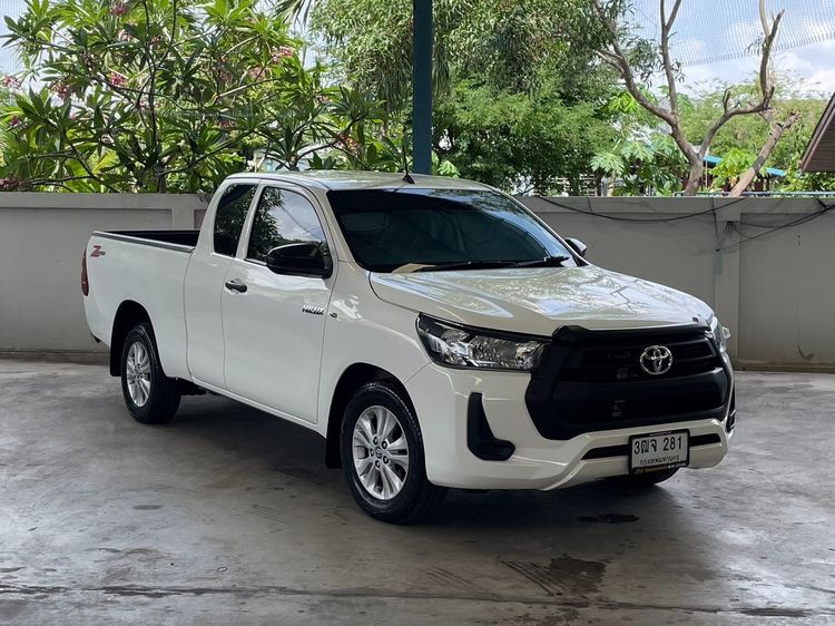 Toyota Hilux Revo 2020 Smart Cab 2.4 Entry Z Edition Pickup ดีเซล ไม่ติดแก๊ส เกียร์ธรรมดา ขาว รูปที่ 3