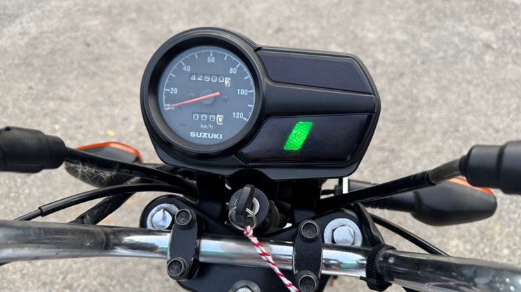 SUZUKI GD110 คาร์บูเกียร์สตาร์ทมือเครื่องดีมาก สีสวยธรรมชาติ ต้องมาดูของจริง มีสถานที่ให้ทดลองขับขี่ก่อนซื้อ รูปที่ 4