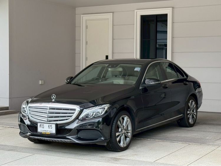 Mercedes-Benz C-Class 2016 C350 Sedan ไฮบริด ไม่ติดแก๊ส เกียร์อัตโนมัติ ดำ