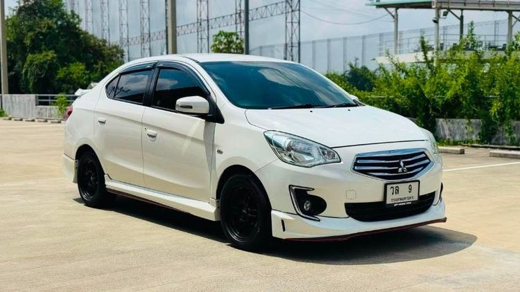 รถ Mitsubishi Attrage 1.2 GLS สี ขาว