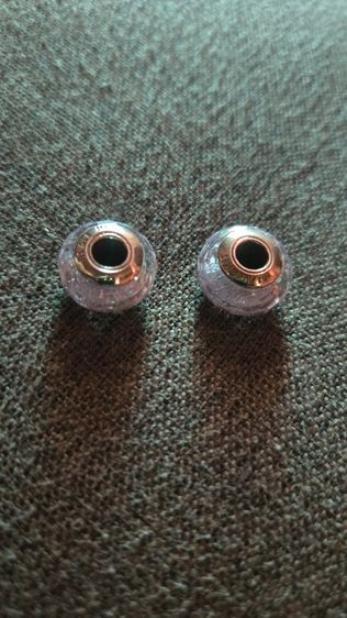 ชาร์มแพนโดร่า pandora charms สีชมพู แท้ ขายคู่ รูปที่ 4