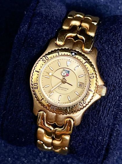 Tag Heuer Lady ก้างปลา ทอง วงแหวน 3 ชั้น รุ่นสุดท้าย WG1333 
 