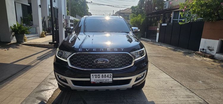 รถ Ford Everest 2.0 Bi-Turbo Titanium+ 4WD สี ดำ