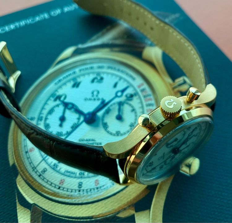 WTS OMEGA SPEEDMASTER MUSUEM COLLECTION NO.10 YG 18K NOS  รูปที่ 8
