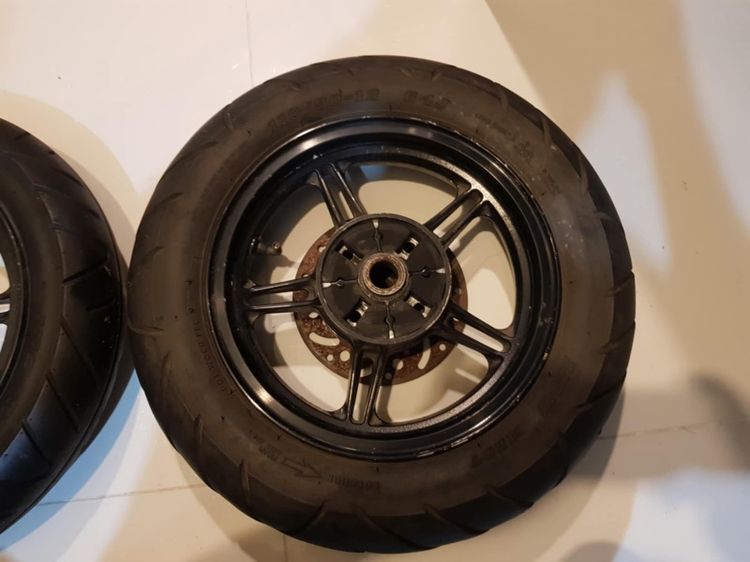 ขายล้อแม็ก kawasaki ksr พร้อมยาง รูปที่ 5