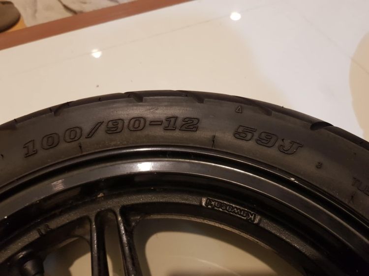 ขายล้อแม็ก kawasaki ksr พร้อมยาง รูปที่ 8
