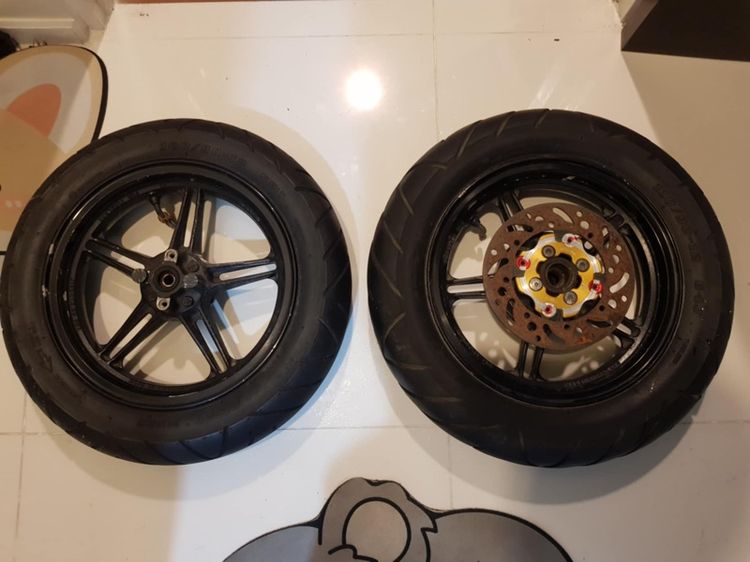 ขายล้อแม็ก kawasaki ksr พร้อมยาง รูปที่ 2