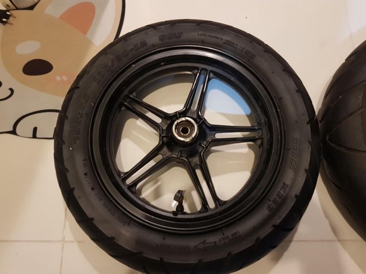 ขายล้อแม็ก kawasaki ksr พร้อมยาง รูปที่ 6