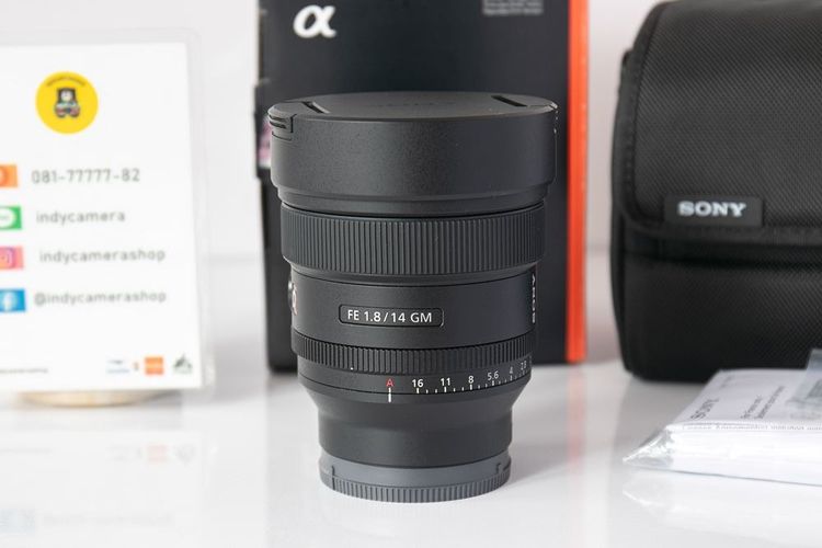 Sony FE 14mm f1.8 GM เลนส์ศูนย์ สภาพสวย อุปกรณ์ครบ