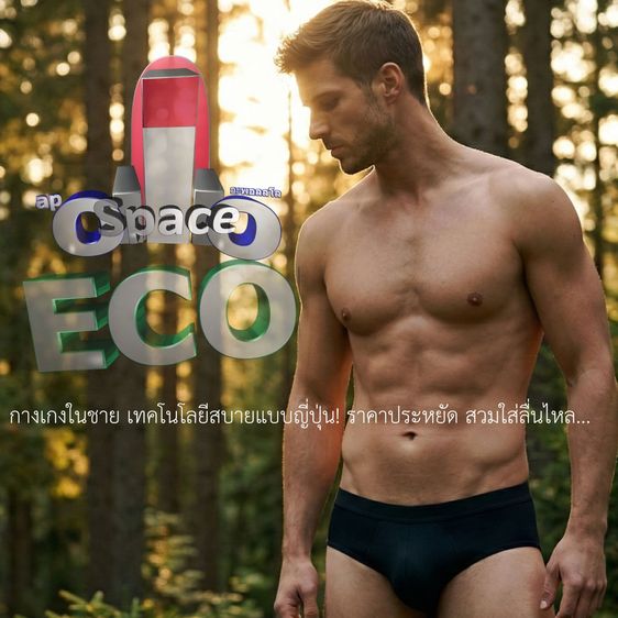 กางเกงชั้นในชาย เย็น ดี. 50 เปอร์เซ็นต์ เทคญี่ปุ่น l ApolloSpace-Eco รูปที่ 7