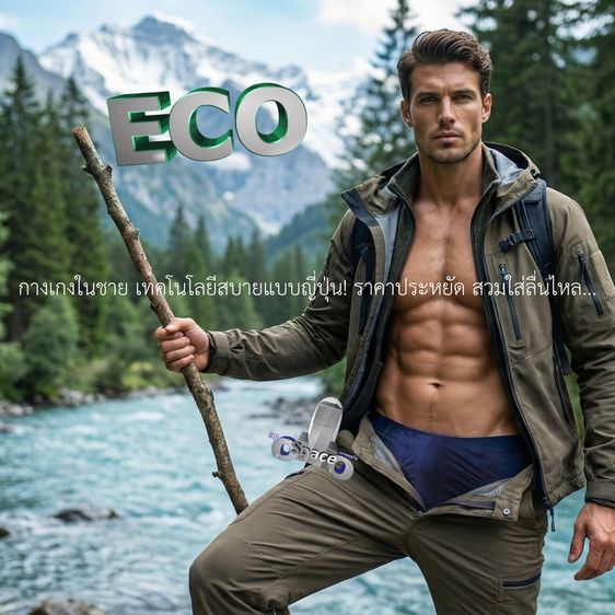 กางเกงชั้นในชาย เย็น ดี. 50 เปอร์เซ็นต์ เทคญี่ปุ่น l ApolloSpace-Eco รูปที่ 3