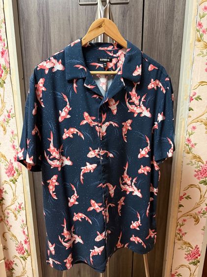 Shirt Hawaii Fish Blue Navy