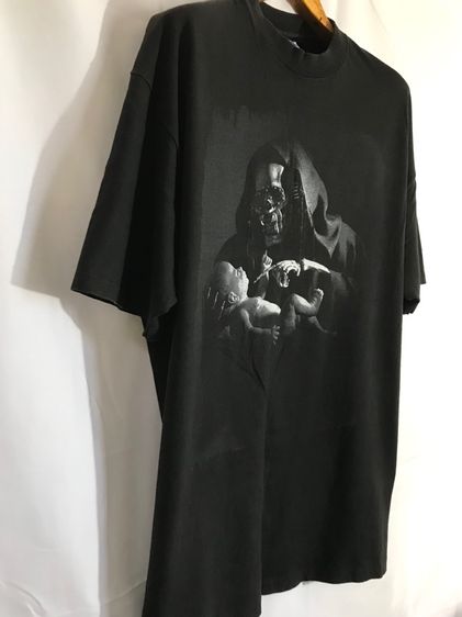เสื้อยืดวินเทจ-เสื้อ MEGADETH -YOUTHANASIA Album   ป้าย Hanes ของแท้ Official Album ไซส์ XL รูปที่ 8