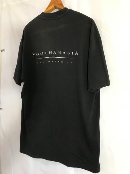 เสื้อยืดวินเทจ-เสื้อ MEGADETH -YOUTHANASIA Album   ป้าย Hanes ของแท้ Official Album ไซส์ XL รูปที่ 10