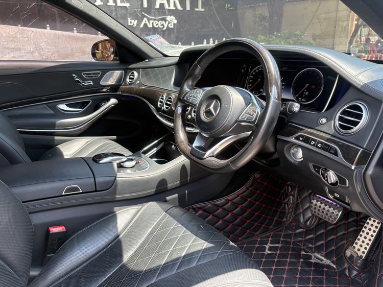 Mercedes-Benz S-Class 2016 S500 Sedan ปลั๊กอินไฮบริด (PHEV) ไม่ติดแก๊ส เกียร์อัตโนมัติ เทา รูปที่ 4