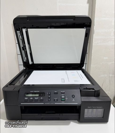 ปริ้นเตอร์Brother DCP-T820DW พร้อมใช้งาน Wi-fi มือสอง ปริ้น สแกน ถ่ายเอกสาร ปริ้นสี ปริ้นขาวดำ ออโต้ฟรีด ถ่ายเอกสารเป็นชุด รูปที่ 4