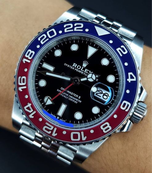 Rolex GMT-Master ll Pepsi Jubilee Ref126710BLRO 40mm 