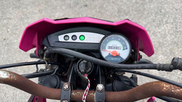 KAWASAKI KSR 110 คาร์บูเกียร์สตาร์ทเท้า เครื่องดี สีไม่สวย คาบูแด๊ซ มีสถานที่ให้ทดลองขับขี่ก่อนซื้อ รูปที่ 4