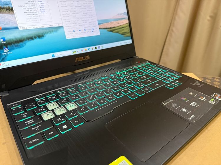 Notebook Asus TUF Gaming FX505DT-HN458T GTX1650 สภาพสวยมาก ทำงาน เล่นเกม ลื่น สอบถามเพิ่มเติมได้คัฟ รูปที่ 3